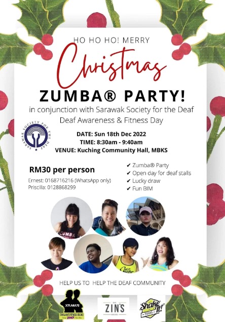 Zumba party poster